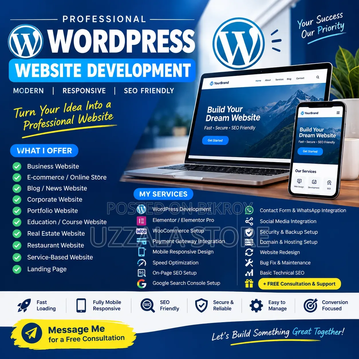 Professional WordPress Website Development Service