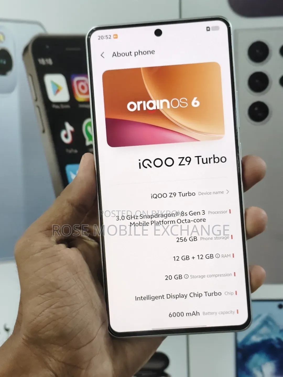 Vivo iQOO Z9 Turbo 256 GB White