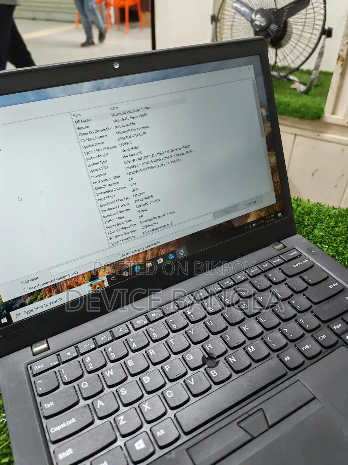 Laptop Lenovo ThinkPad T460s 8GB Intel Core i5 SSD 256GB