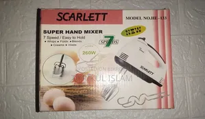 Scarlett হ্যান্ড মিক্সার ২৬০W | ৭ স্পিড