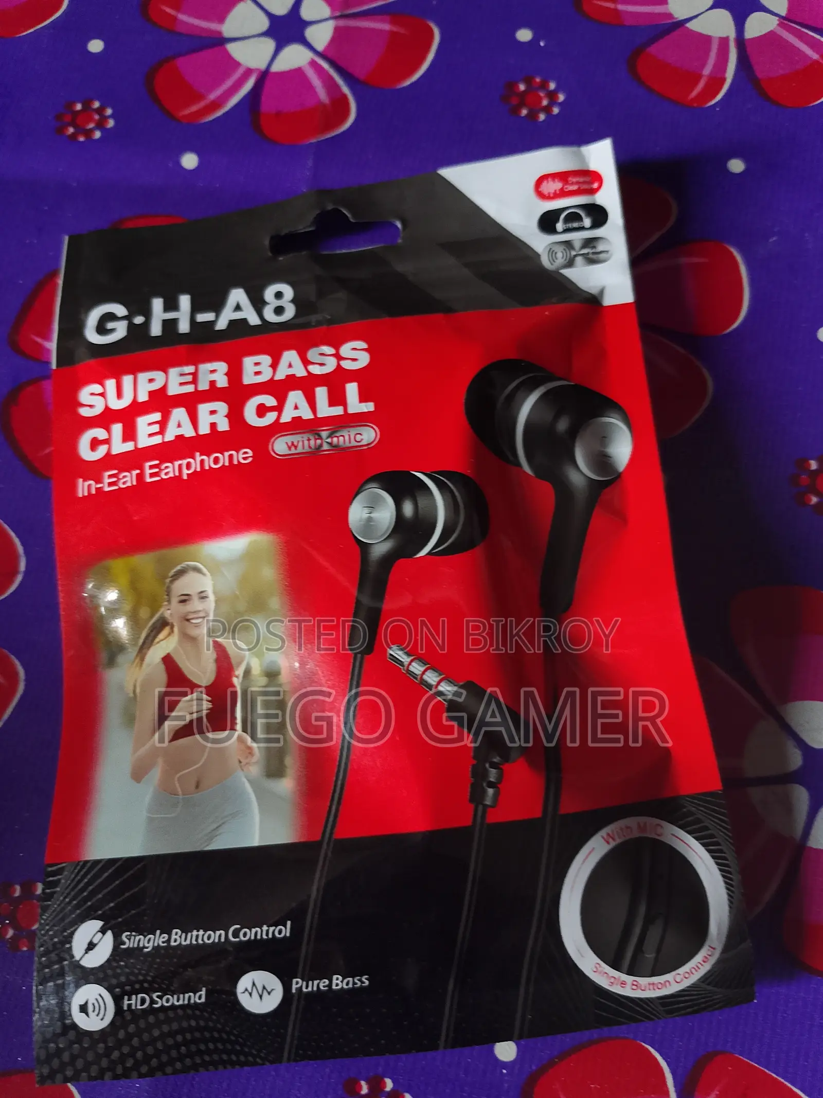 GH.A.8 ওয়্যারলেস ব্লুটুথ হেডফোন