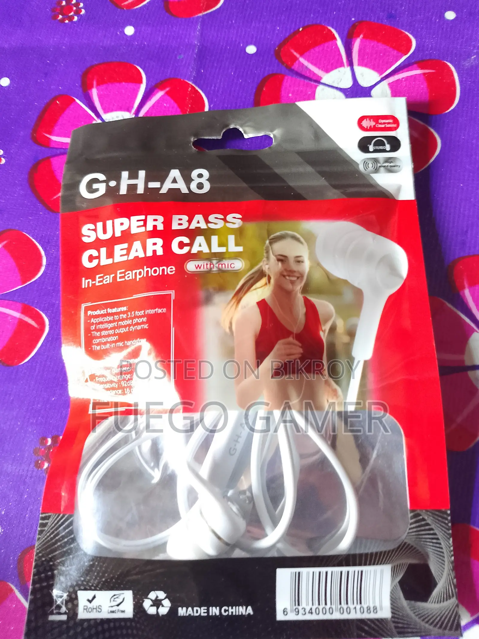 GH.A.8 ওয়্যারলেস ব্লুটুথ হেডফোন