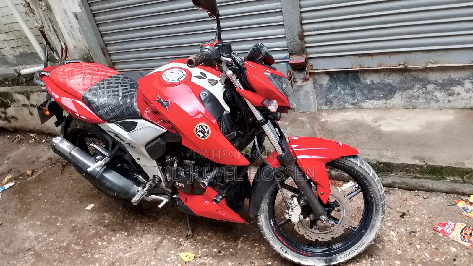 TVS Apache 160 4V 2019 Red