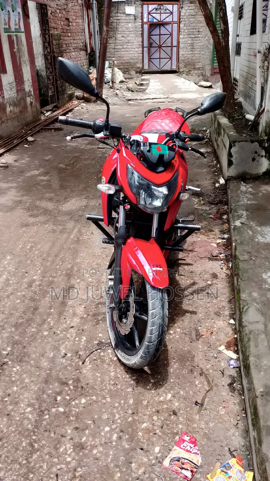 TVS Apache 160 4V 2019 Red