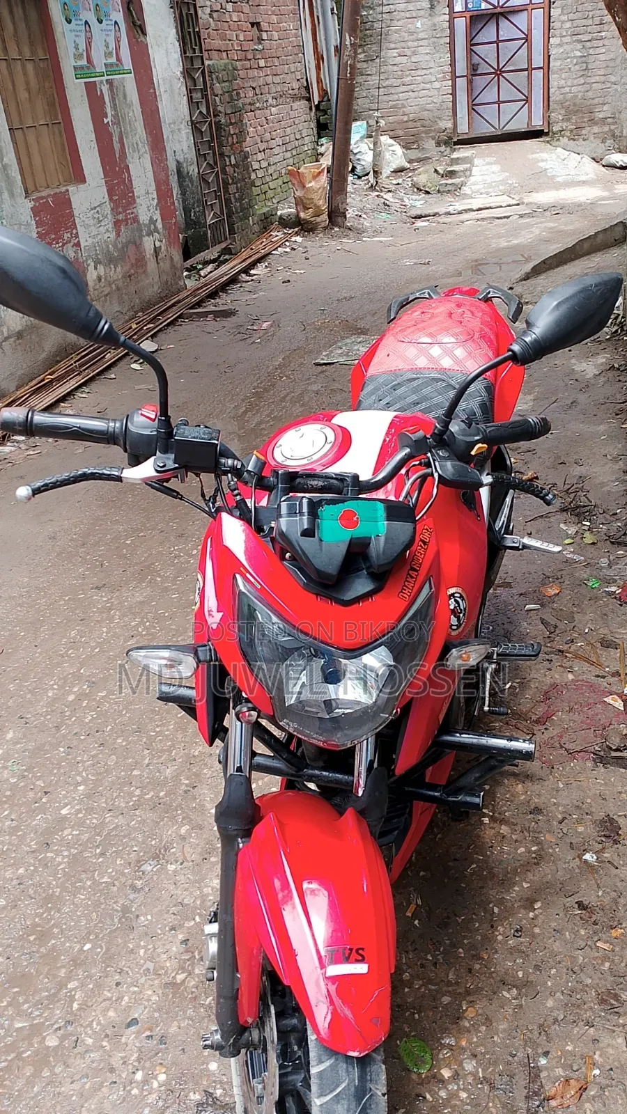 TVS Apache 160 4V 2019 Red