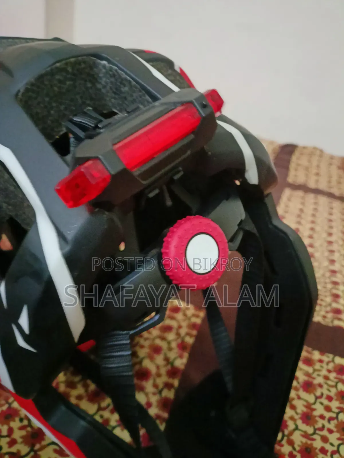 LIXADA Full Face Cycling Helmet | MTB | Red & Black