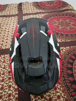 LIXADA Full Face Cycling Helmet | MTB | Red & Black