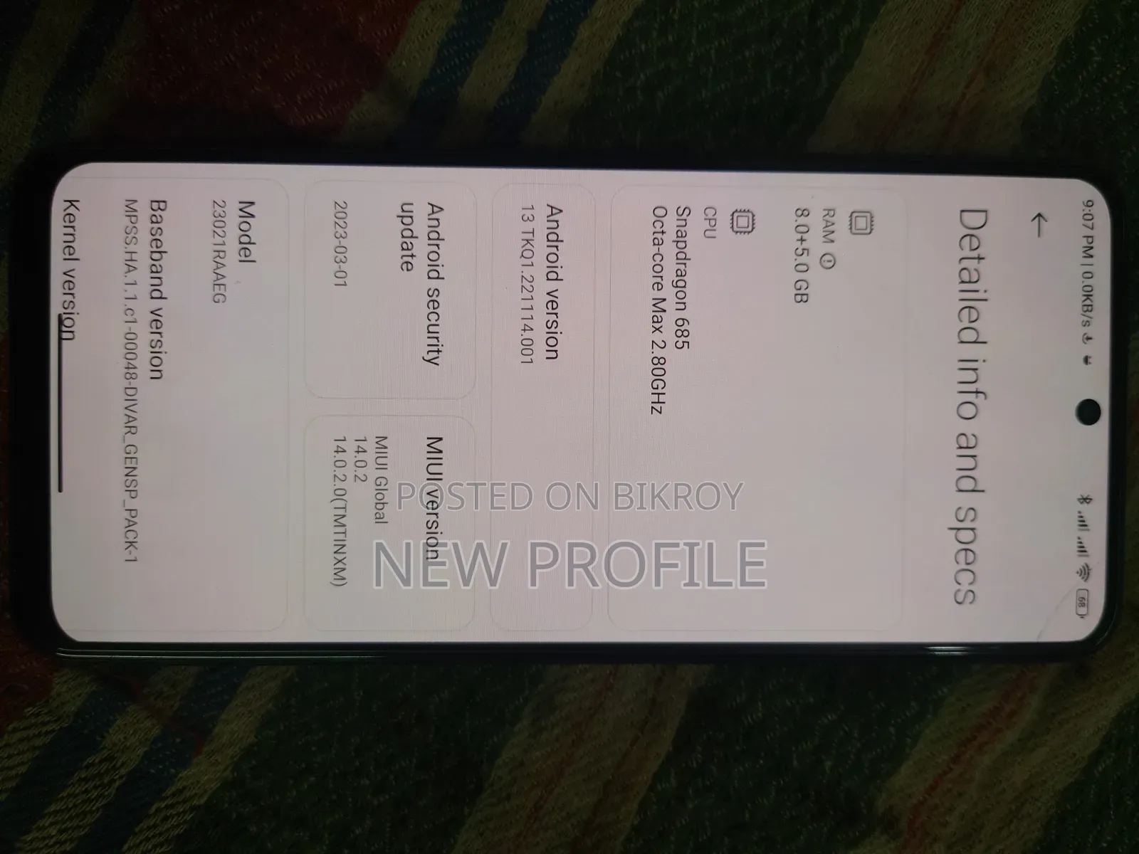 Xiaomi Redmi Note 12 128 GB Black