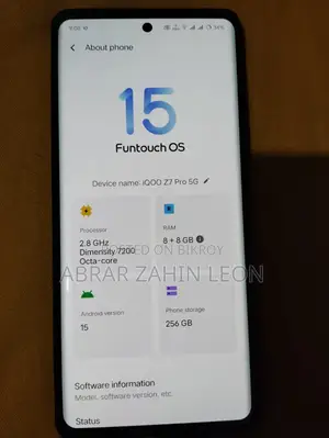 Vivo iQOO Z7 Pro 256 GB Blue