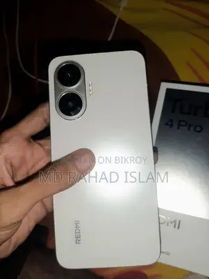 নতুন শাওমি রেডমি টার্বো ৪ প্রো ২৫৬ জিবি হোয়াইট