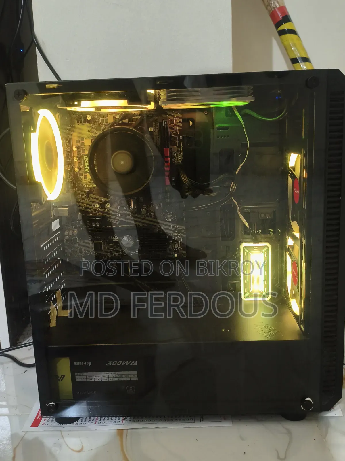 Desktop Computer MSI 8GB AMD Ryzen 5 SSD 512GB