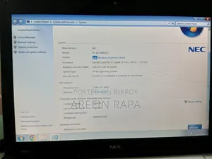 Laptop NEC 4GB Intel Core i5 HDD 256GB