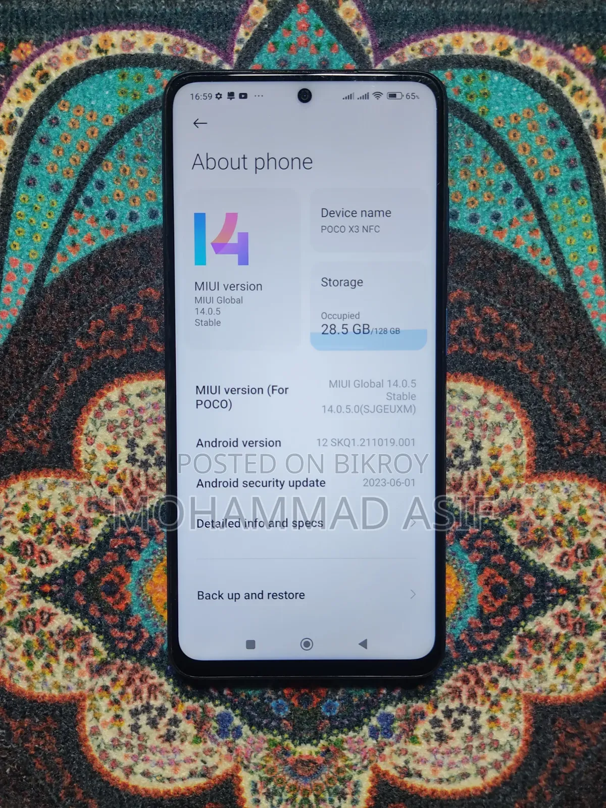 Xiaomi Poco X3 NFC 128 GB Blue