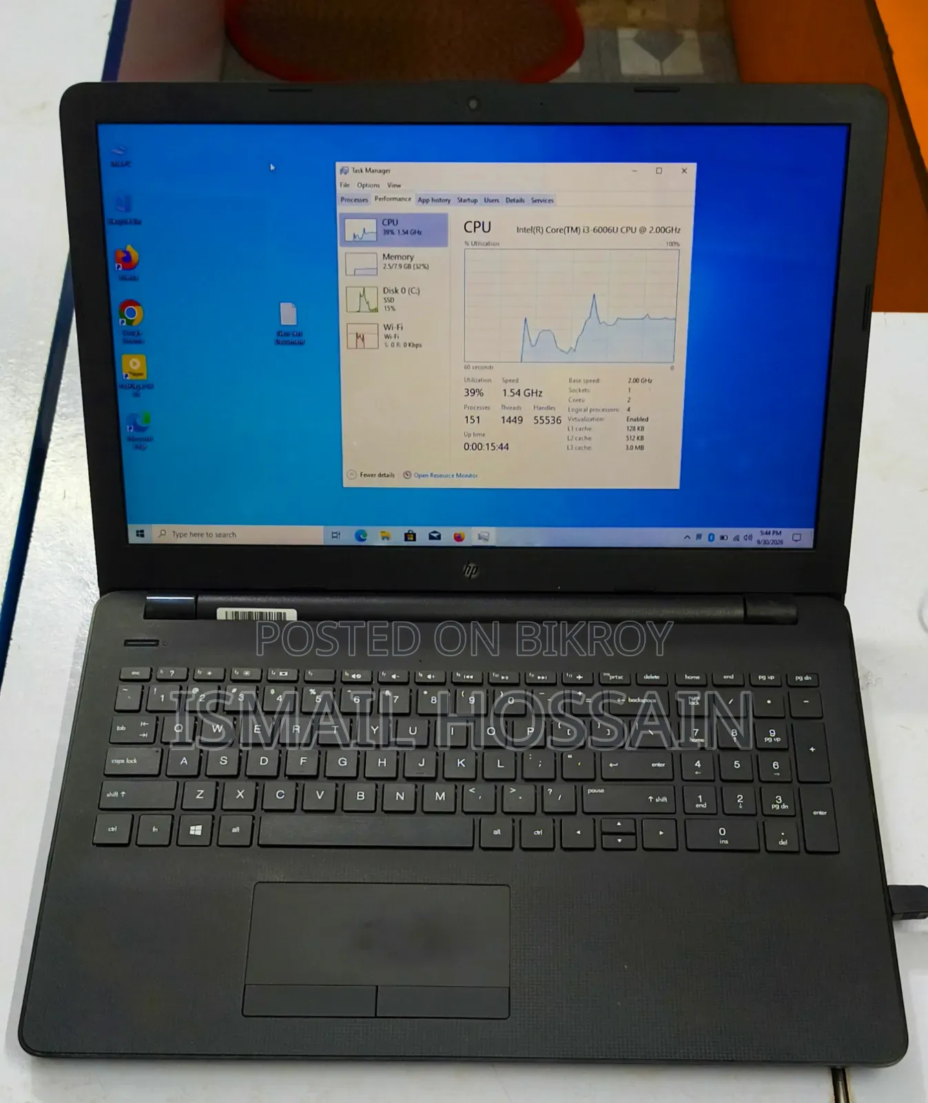 HP 14-ep0063 8GB Intel Core i3 SSD 128GB Laptop