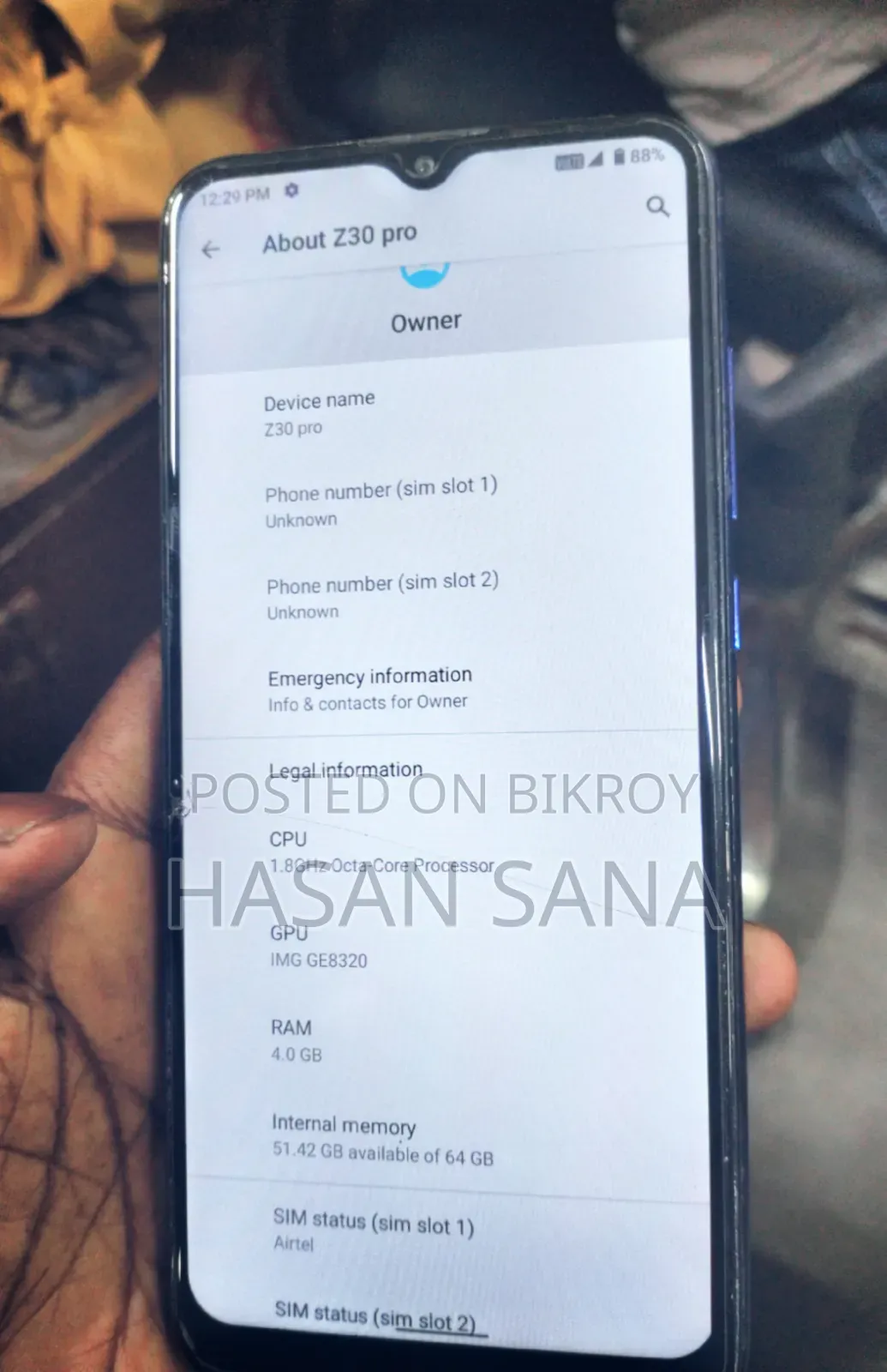 Symphony Z30 Pro 64 GB