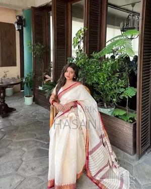 আফসান প্রিন্ট শাড়ি সাথে ব্লাউজ পিস
