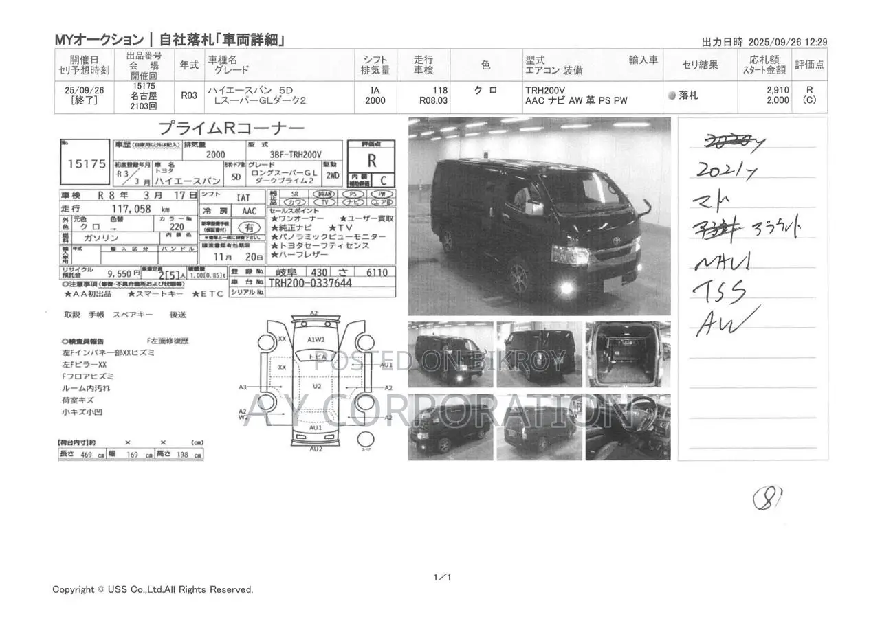 Toyota HiAce 2020
