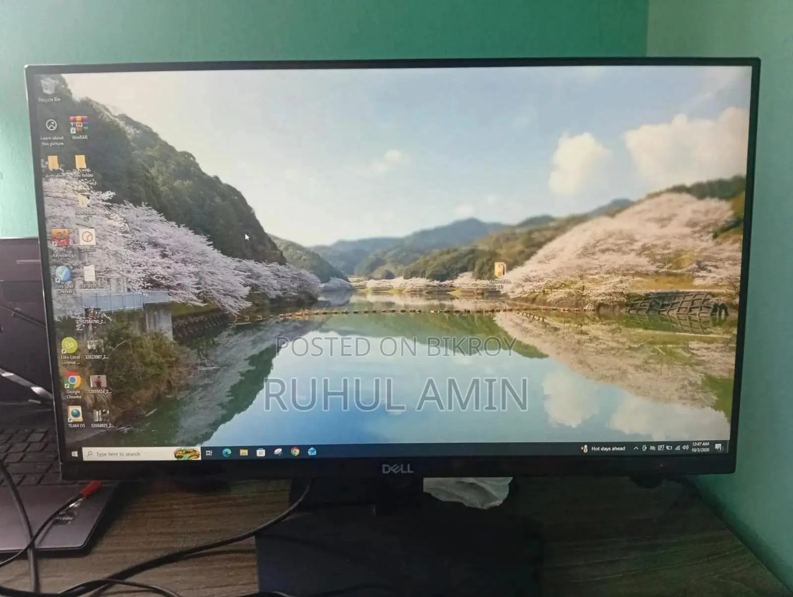 ডেল ২২ ইঞ্চি ফুল ফ্রেশ মনিটর