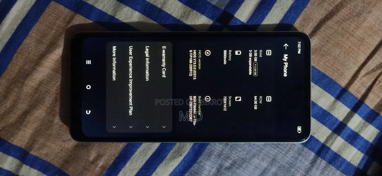 Tecno Spark Go 64 GB Silver