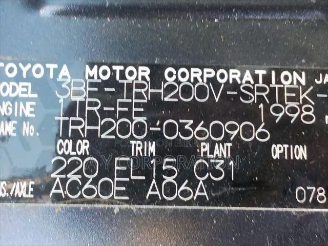 Toyota HiAce 2020 Black
