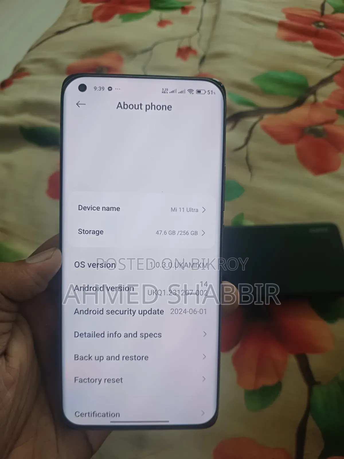 New Xiaomi Mi 11 Ultra 256 GB Black