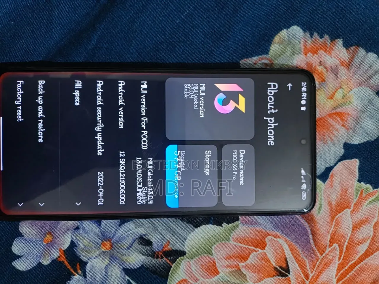 Xiaomi Poco X3 Pro 256 GB Blue