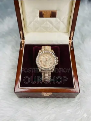 KAMRI Royal Gold Diamond Classic Watch