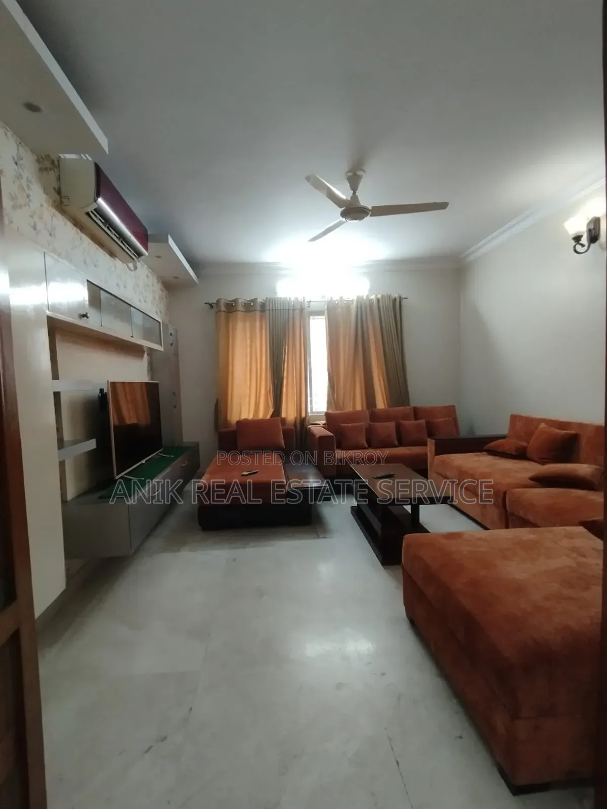 গুলশানের অনিক রিয়েল এস্টেটে ফার্নিশড ৩ বেডরুমের অ্যাপার্টমেন্ট ভাড়ার জন্য