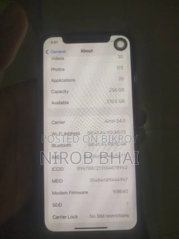 Apple iPhone X 256 GB White