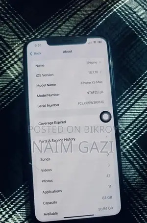 Apple iPhone XS Max 64 GB Black
