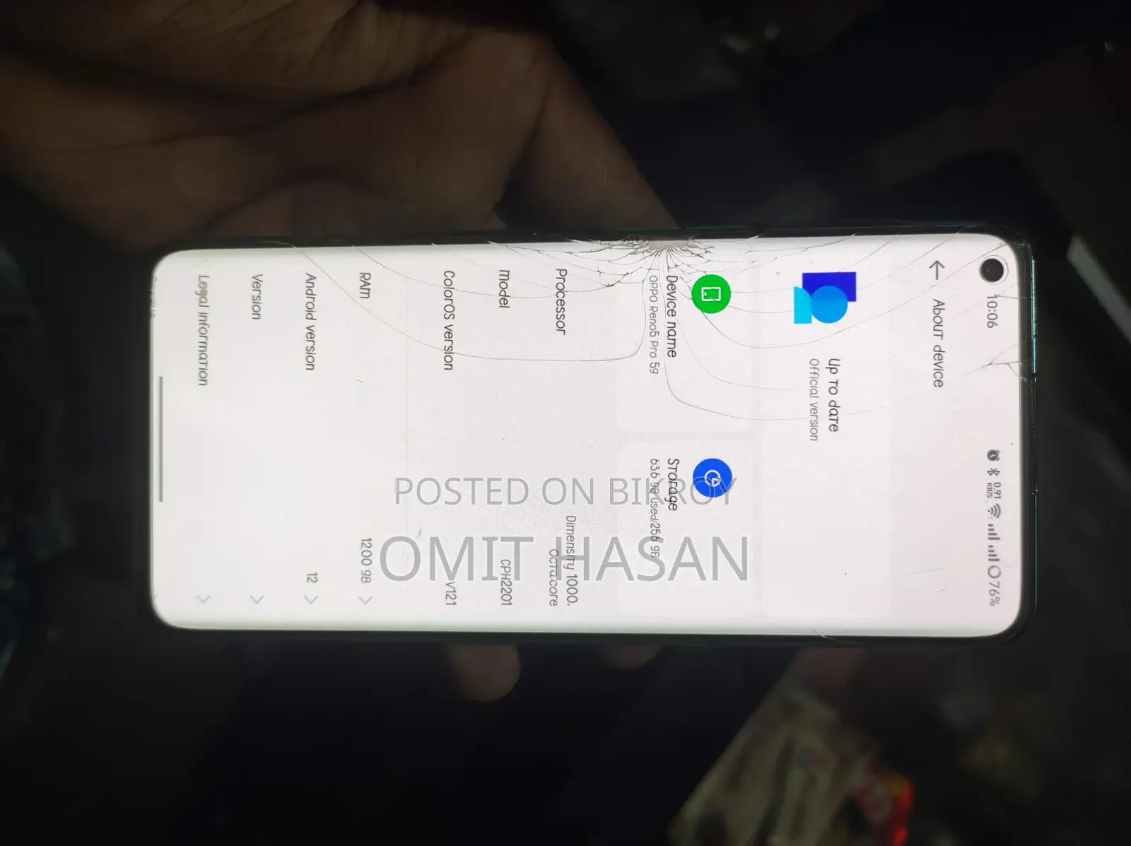 Oppo Reno 5 256 GB Blue