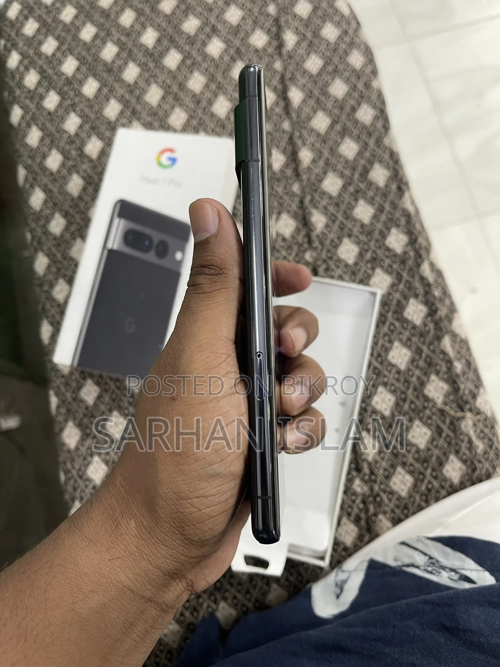 গুগল পিক্সেল ৭ প্রো ১২৮ জিবি ব্ল্যাক