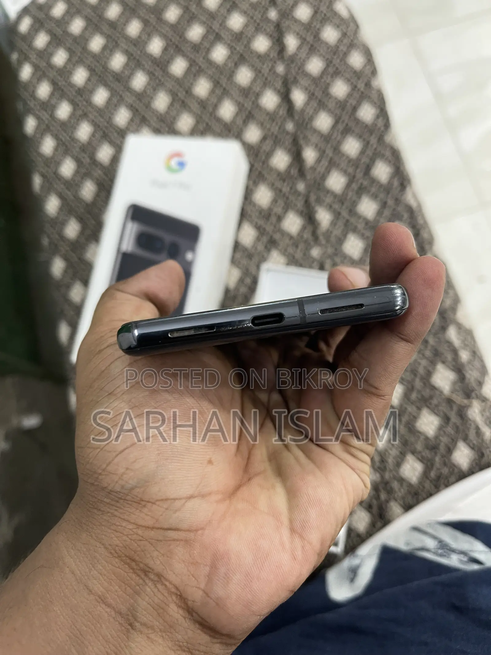 গুগল পিক্সেল ৭ প্রো ১২৮ জিবি ব্ল্যাক