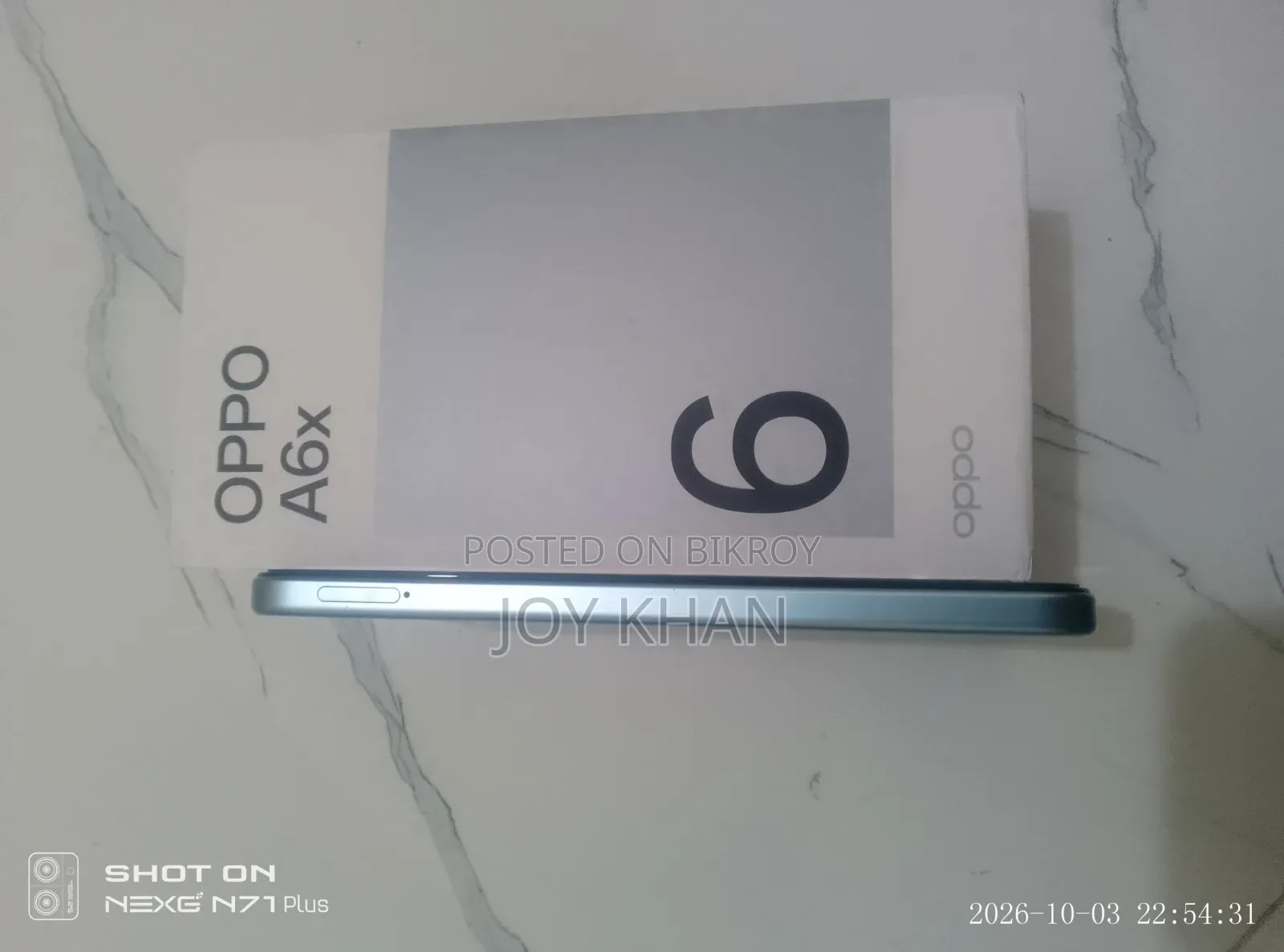 অপ্পো এ৬এক্স ৬৪ জিবি নীল