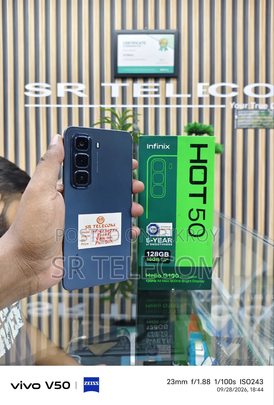 Infinix Hot 50 128 GB Blue