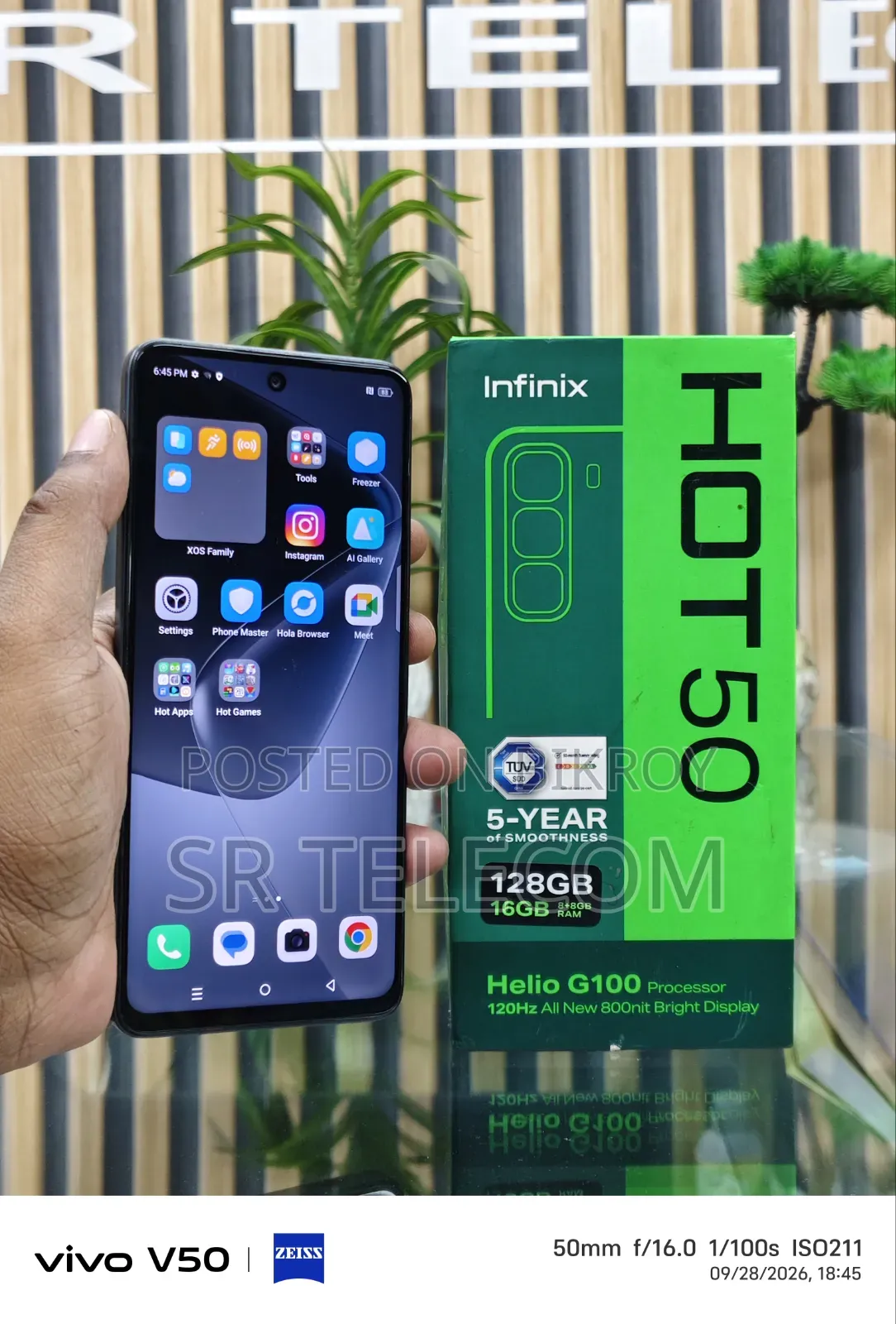 Infinix Hot 50 128 GB Blue