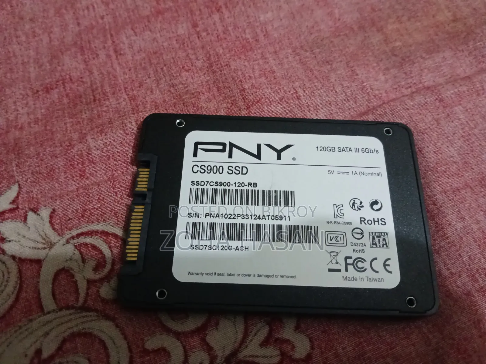 Pny 120gb Sata Cs900 SSD