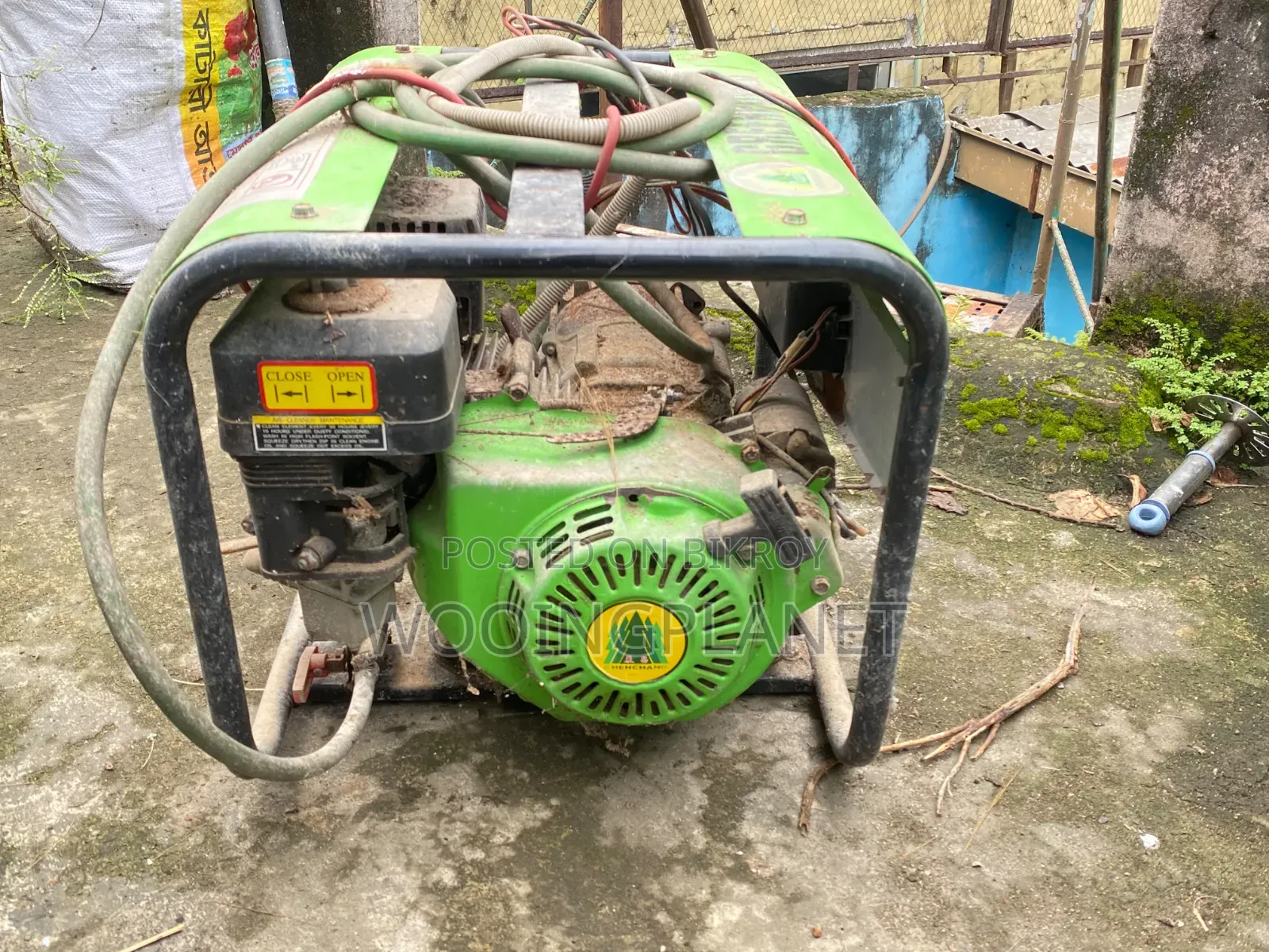 ১ টি গ্যাস দিয়ে ব্যবহিত জেনারেটর