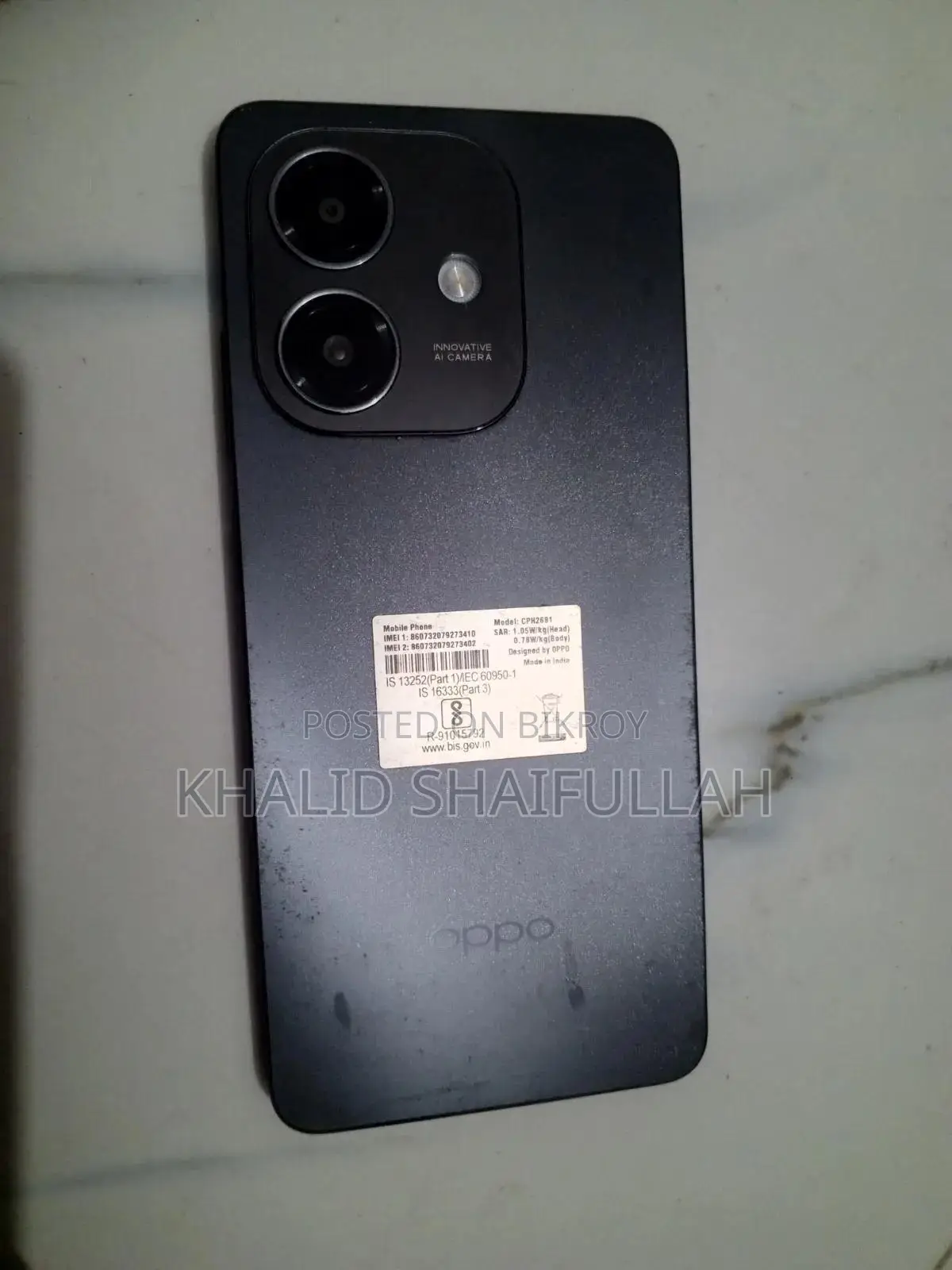 Oppo A3x 128 GB Black