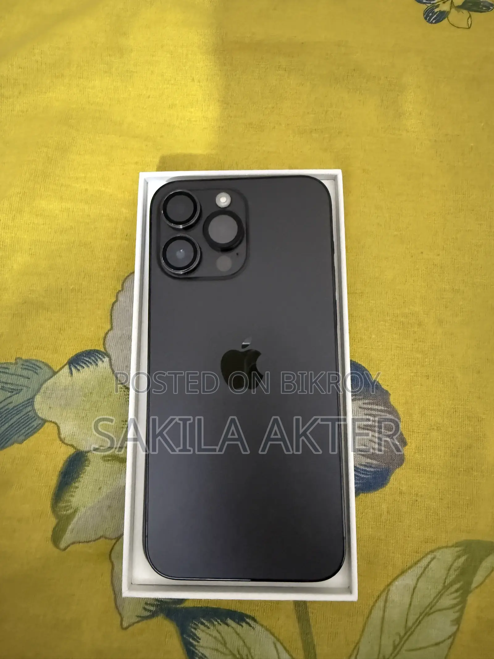 অ্যাপল আইফোন ১৪ প্রো ম্যাক্স ২৫৬ জিবি ব্ল্যাক