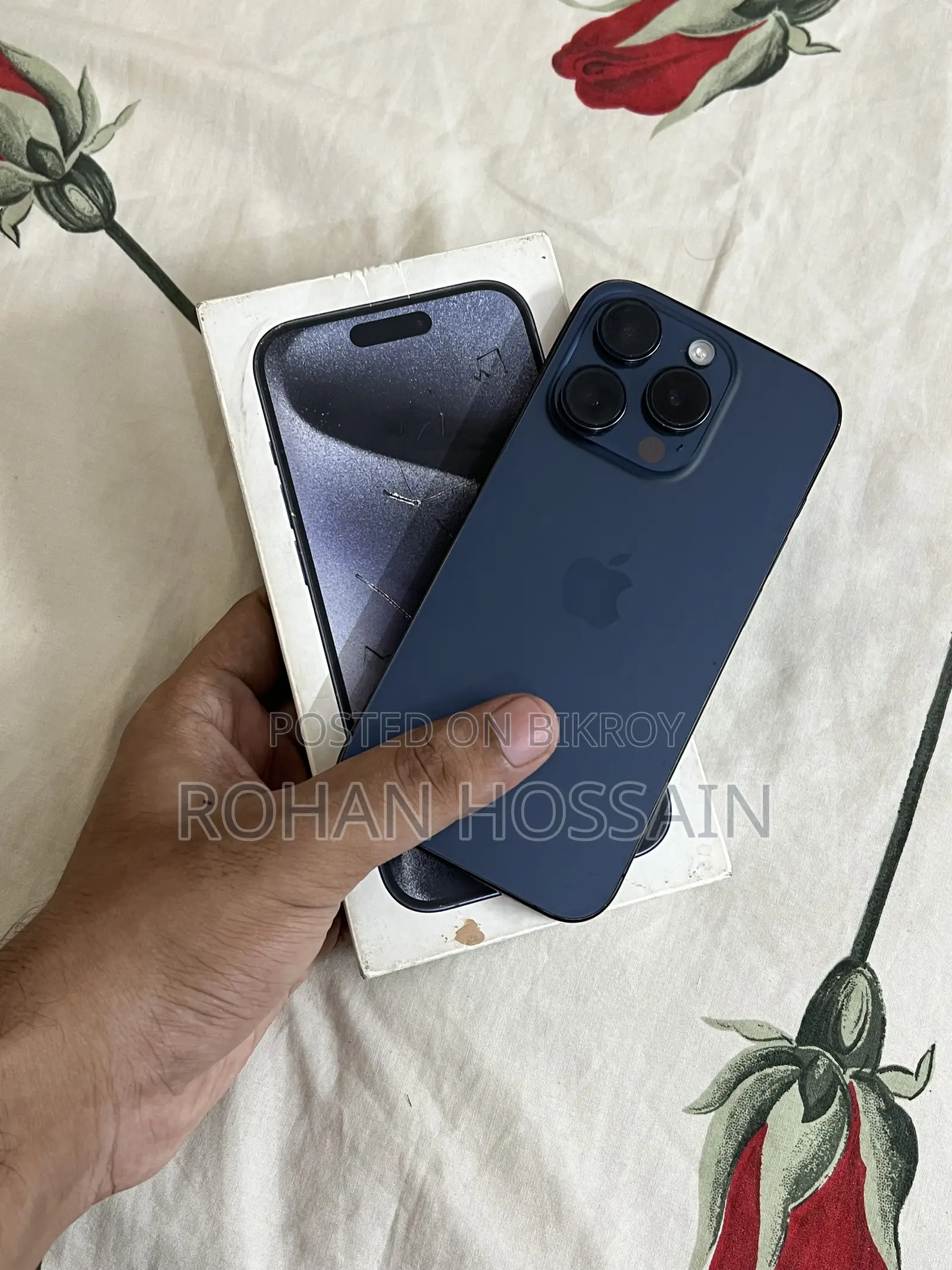 অ্যাপল আইফোন ১৫ প্রো ১২৮ জিবি ব্লু