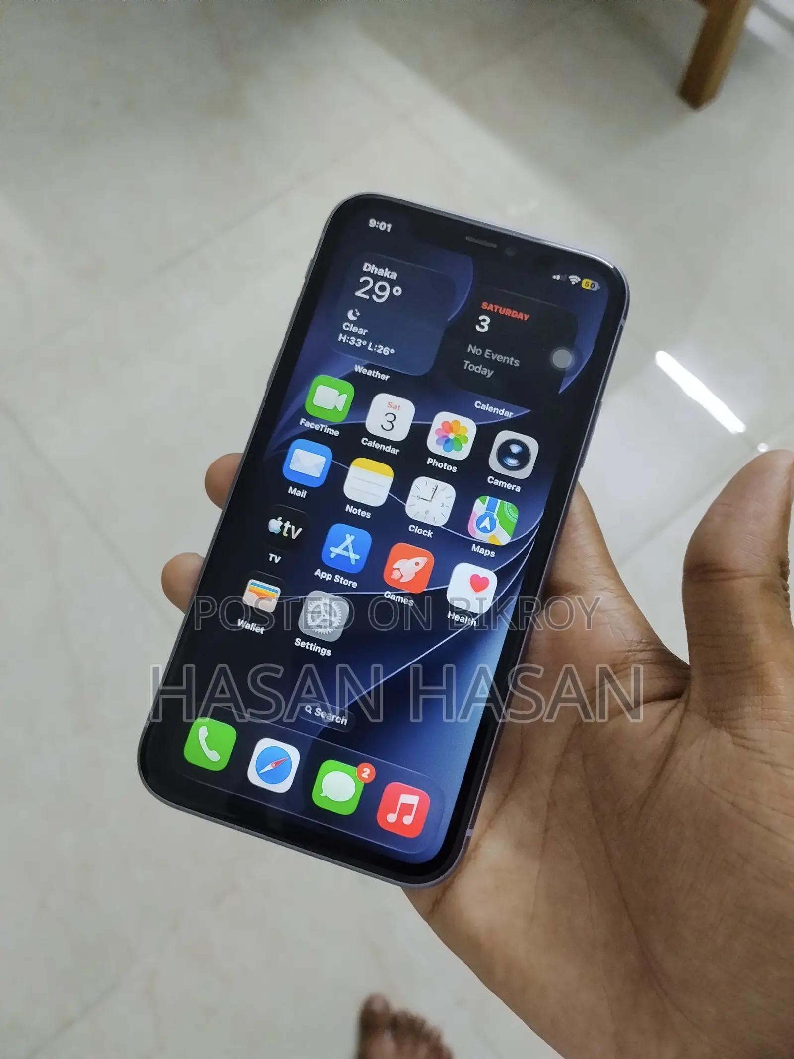 অ্যাপল আইফোন ১১ ১২৮ জিবি পার্পল
