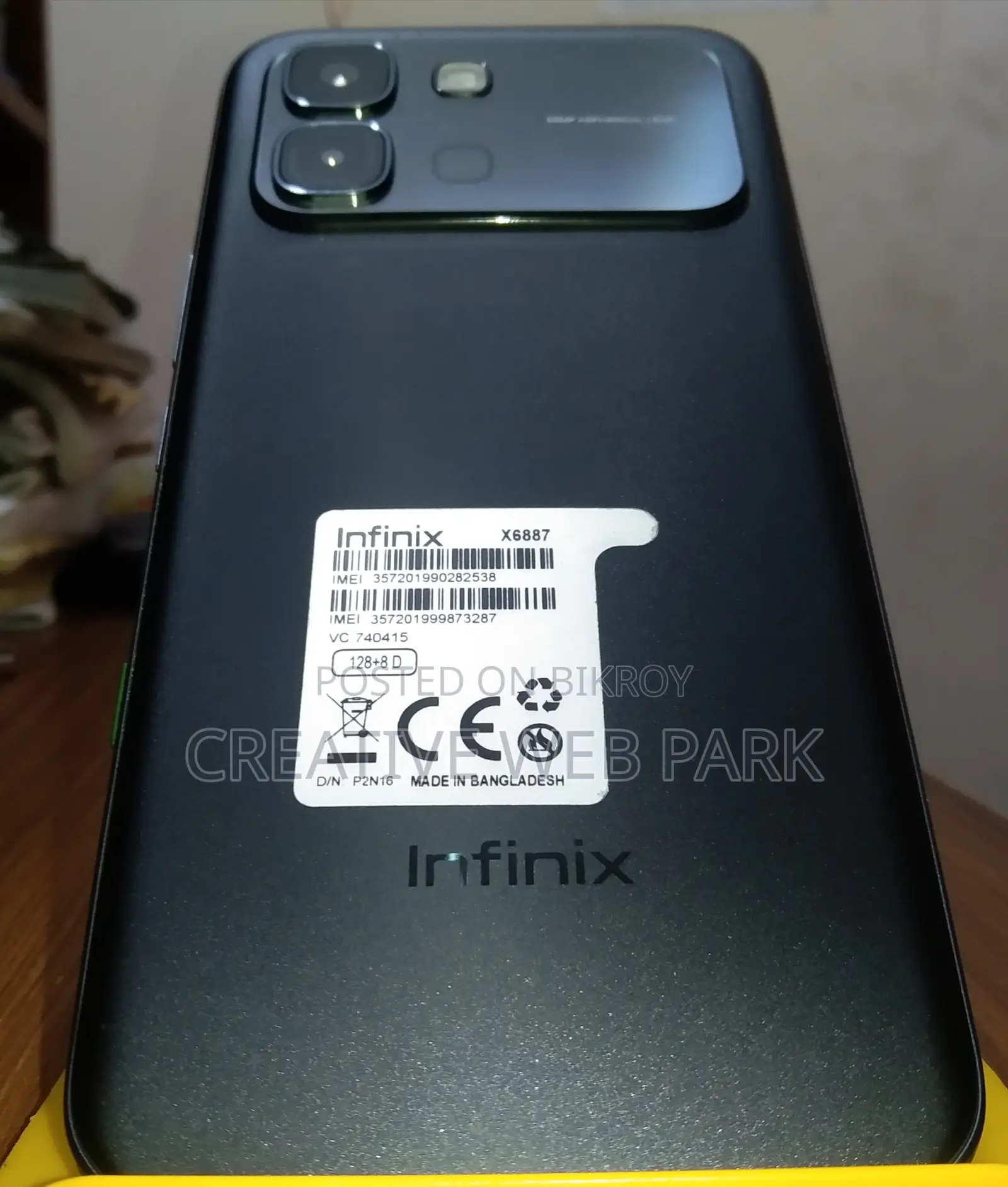 Infinix Note Edge 128 GB Black
