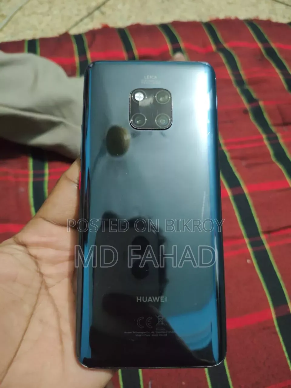 হুয়াওয়ে মেট ২০ প্রো ১২৮ জিবি কালো