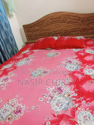 সেগুন কাঠের নতুন খাট