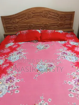 সেগুন কাঠের নতুন খাট