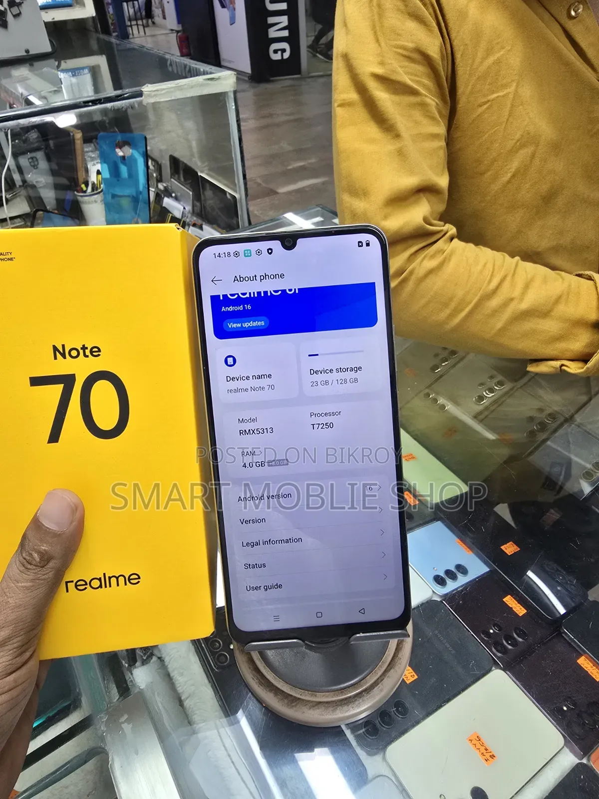 Realme Note 70 128 GB Black