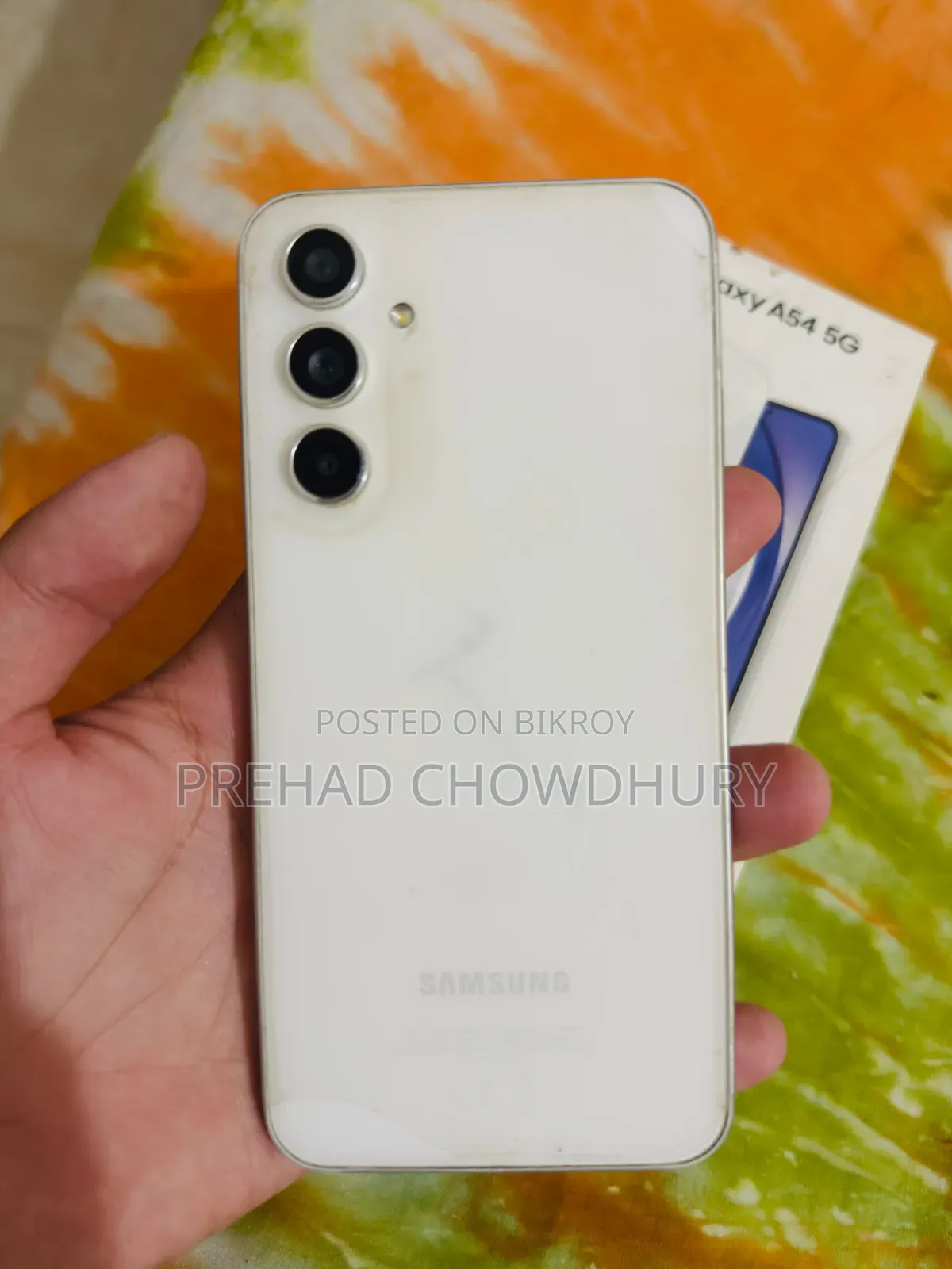 স্যামসাং গ্যালাক্সি এ৫৪ ৫জি ২৫৬ জিবি সাদা