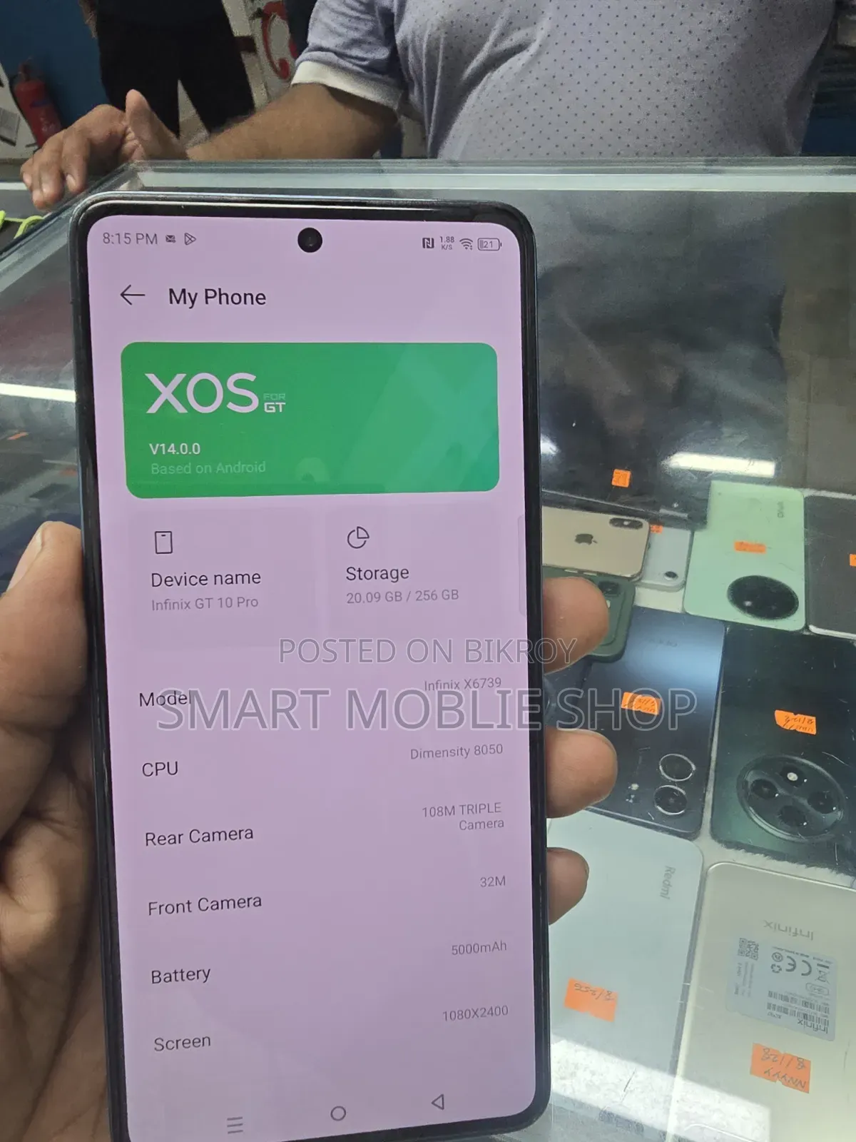Infinix Smart 10 Plus 128 GB Gray