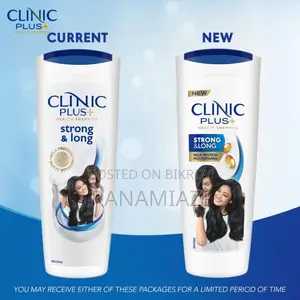Clinic Plus (Made in India) Strong and Long Milk Protein Shampoo 355Ml